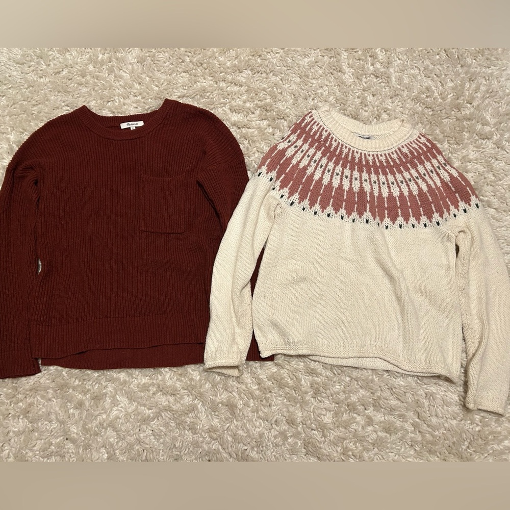 Madewell sweaters bundle